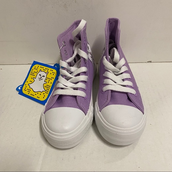 RIPNDIP LORD NERMAL HIGH-TOP CONVERSE SHOES SIZE 4 - Picture 4 of 7